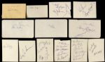 1950s-70s Major League Baseball Signed Cut Collection - Lot of 100+ w/ Harmon Killbrew, Lou Boudreau, Brook Robinson & More (JSA)