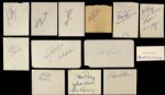 1950's-70's Major League Baseball Signed Cut Collection - Lot of 100+ w/ Harmon Killbrew, Lou Boudreau, Brook Robinson & More (JSA)
