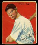 1933 Tony Piet Pittsburgh Pirates Signed Goudey Trading Card (JSA)