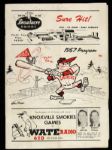 1955-57 St. Louis Cardinals Chicago White Sox Minor League Signed Scorecards - Lot of 3 w/ 50 Total Signatures (JSA) 