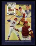 1989 Red Schoendienst Al Barlick Signed Hall of Fame Yearbook (JSA)