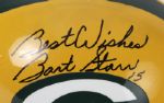 2000's Bart Starr Green Bay Packers Signed Full Size Helmet (JSA)