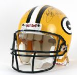 1997 Green Bay Packers Signed Full Size Commemorative Helmet w/ 9 Signatures Including Brett Favre, Reggie White, Mike Holmgren & More (JSA)