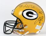 1997 Green Bay Packers Signed Full Size Commemorative Helmet w/ 9 Signatures Including Brett Favre, Reggie White, Mike Holmgren & More (JSA)