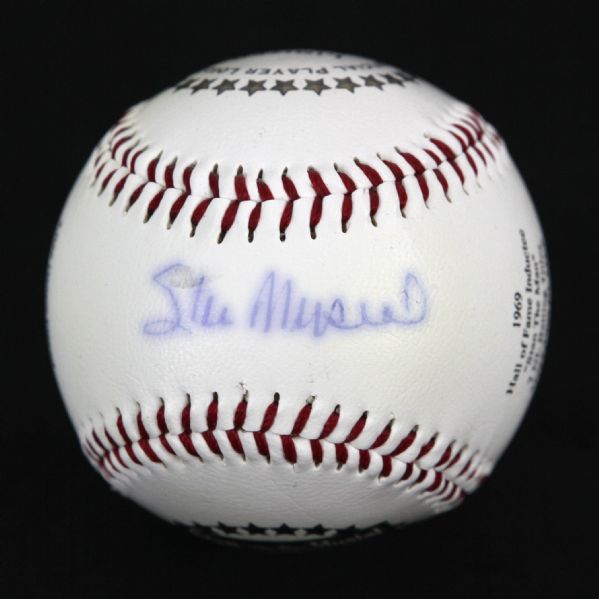 1990s Stan Musial St. Louis Cardinals Signed Logo Ball (PSA/DNA)