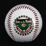 1990's Stan Musial St. Louis Cardinals Signed Logo Ball (PSA/DNA)