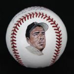 1990's Joe DiMaggio New York Yankees Single Signed Photoball (Dimaggio Hologram)