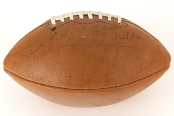 1960s-70s Green Bay Packers Multi Signed Official NFL Rozelle Football w/ 50+ Signaures Including Bart Starr, Lynn Dickey (JSA)