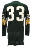 1968-69 Jim Grabowski Green Bay Packers Signed Game Worn Home Jersey (MEARS A9/JSA)