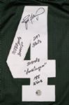 2000's Brett Favre Green Bay Packers Signed & Inscribed Jersey (Favre COA)