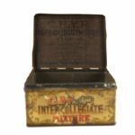 1890's circa C.H.Y.P. Inter-Collegiate Mixture Sports-Themed Tobacco Tin