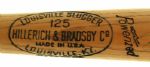 1960-63 Stan Musial St. Louis Cardinals Signed H&B Louisville Slugger Professional Model Game Used Bat (MEARS A6/JSA)