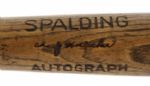 1918-24 Charlie Hollocher Chicago Cubs Spalding Professional Model Game Used Bat (MEARS LOA)