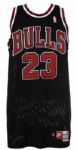 1997-98 Michael Jordan Chicago Bulls Game Worn Alternate Jersey (MEARS Auction LOA)