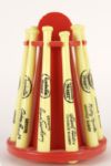 1980s Louisville Slugger Bat Rack Piggy Bank w/ 10 Mini Bats