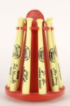 1980's Louisville Slugger Bat Rack Piggy Bank w/ 10 Mini Bats