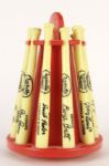 1980's Louisville Slugger Bat Rack Piggy Bank w/ 10 Mini Bats