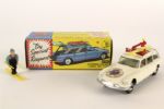 1960s Corgi Toys 475 Citroen Safari Die Case Scale Model w/ Original Box & Skier