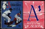 1954-65 Philadelphia/Kansas City Athletics Cincinnati Reds Baltimore Orioles Yearbook Collection - Lot of 8