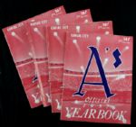 1954-65 Philadelphia/Kansas City Athletics Cincinnati Reds Baltimore Orioles Yearbook Collection - Lot of 8