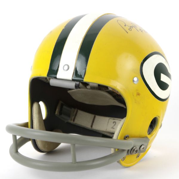 1970s Boyd Dowler Green Bay Packers Signed Riddell Kra-Lite Full Size Suspension Helmet (JSA)