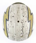 1970's San Diego Chargers Multi Signed Riddell Kra-Lite Full Size Suspension Helmet