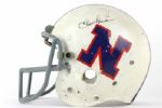 1976 Charlie Sanders Detroit Lions Signed Game Worn NFC Pro Bowl Suspension Helmet (MEARS LOA/JSA)