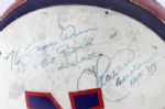 1976 Charlie Sanders Detroit Lions Signed Game Worn NFC Pro Bowl Suspension Helmet (MEARS LOA/JSA)