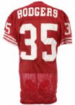 1987 Del Rodgers San Francisco 49ers Game Worn Home Jersey (MEARS LOA)