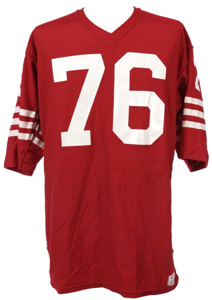 1973-80 San Francisco 49ers Game Worn Durene Home Jersey (MEARS LOA)