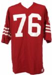 1973-80 San Francisco 49ers Game Worn Durene Home Jersey (MEARS LOA)