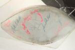 1976 New England Patriots Team Signed Football w/ 40 Signatures (MEARS LOA)