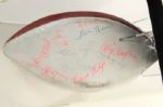1976 New England Patriots Team Signed Football w/ 40 Signatures (MEARS LOA)