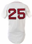 1991 Jack Clark Boston Red Sox Signed Game Worn Home Jersey (MEARS LOA/JSA)