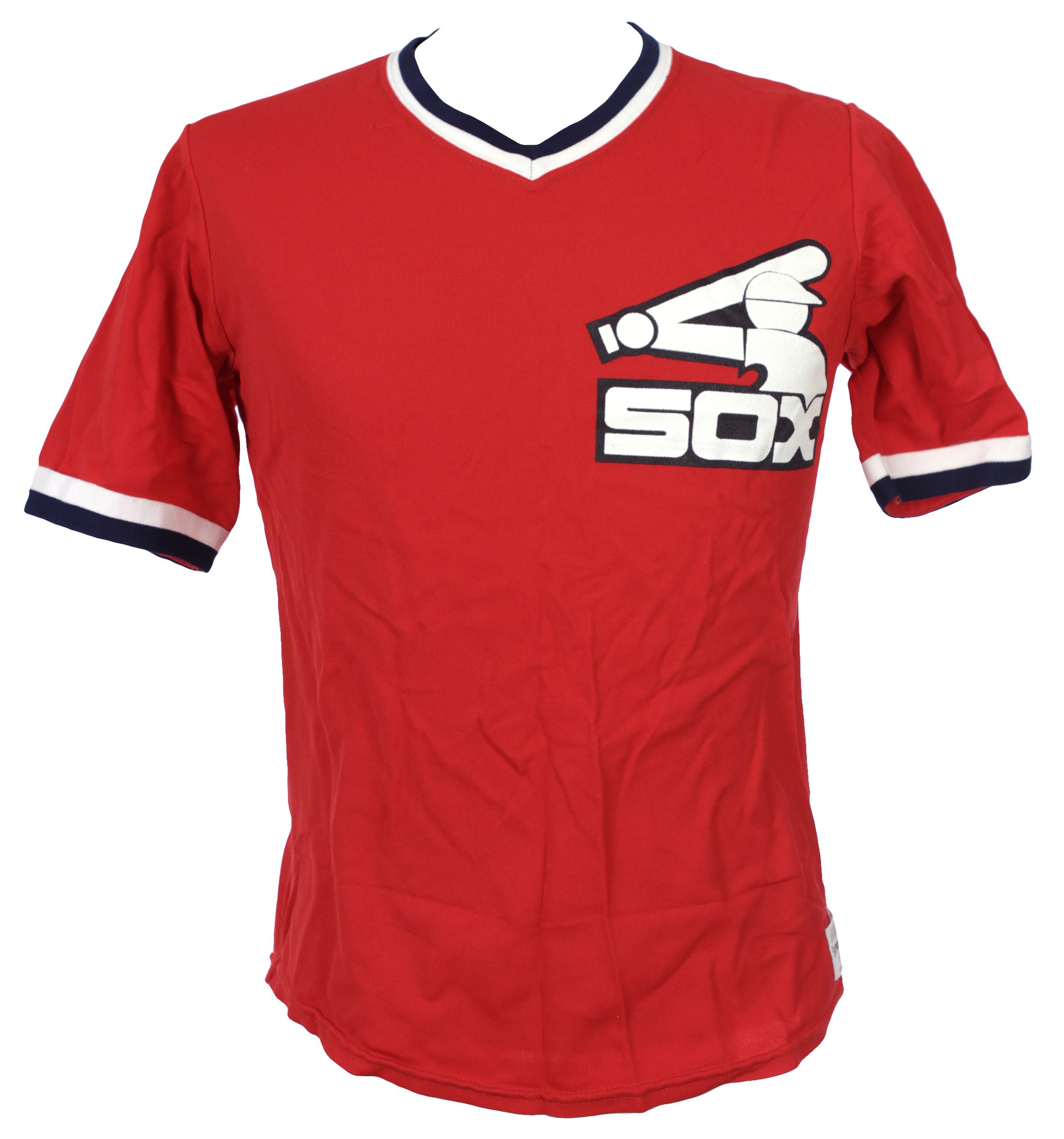 red white sox jersey