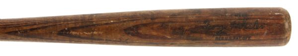 1921-30 George Sisler Browns/Senators H&B Louisville Slugger Professional Model Team Index Bat (MEARS LOA)