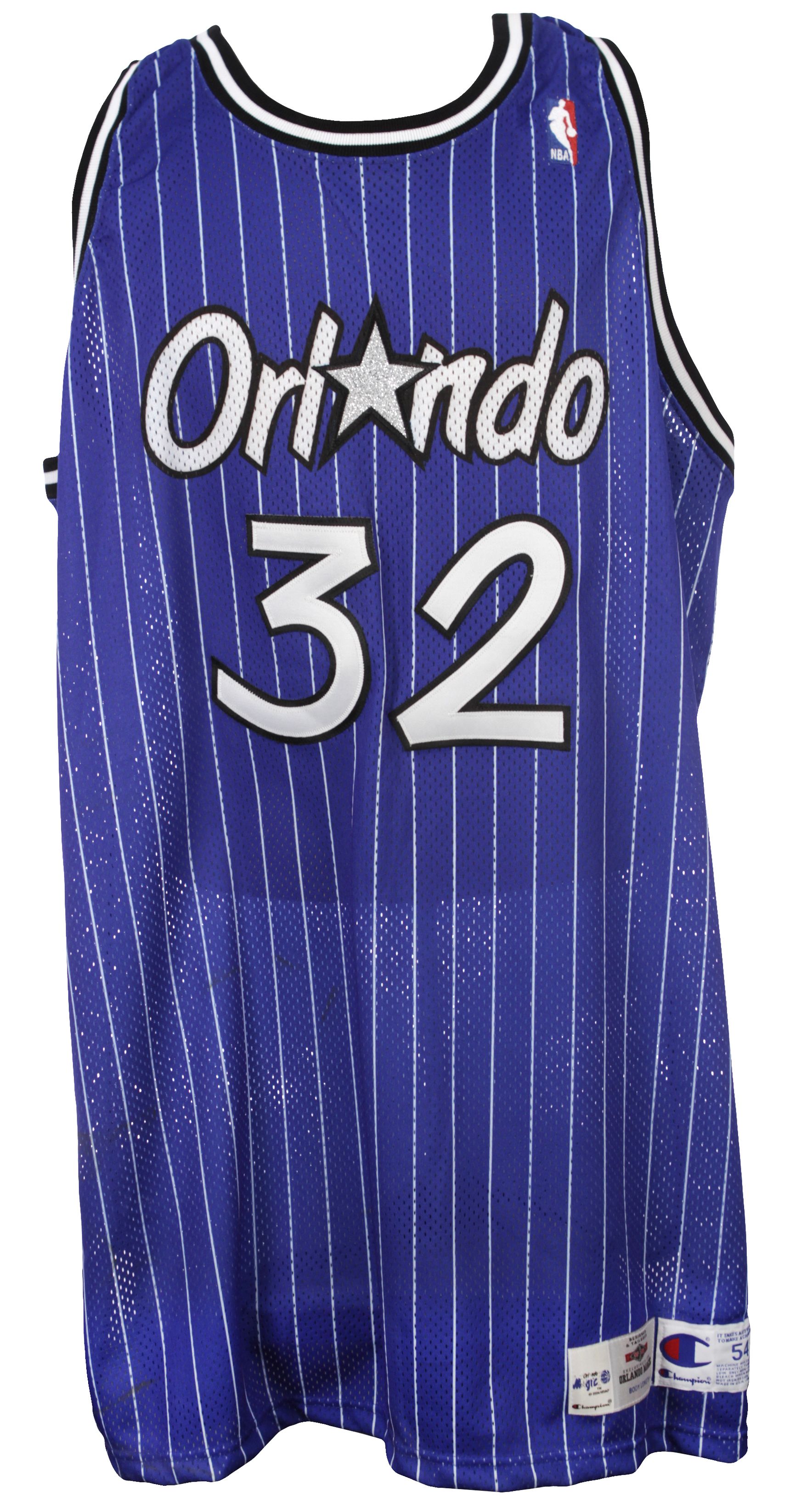 Lot Detail 1995 96 Shaquille O Neal Orlando Magic Jersey MEARS LOA