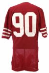 1991-94 Darin Jordan San Francisco 49ers Game Worn Home Jersey (MEARS LOA)