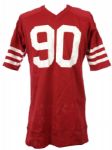 1991-94 Darin Jordan San Francisco 49ers Game Worn Home Jersey (MEARS LOA)