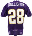 2005 Laroni Gallishaw Minnesota Vikings Game Worn Home Jersey (MEARS LOA)