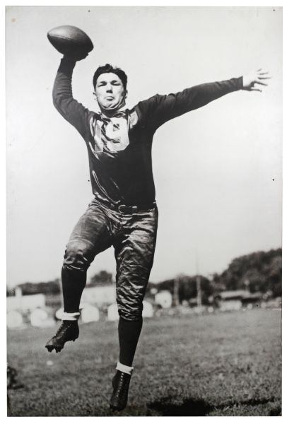 1937 Arnie Herber Green Bay Packers 48" x 69" Mounted Photo Originated from Green Bay Packers Hall of Fame