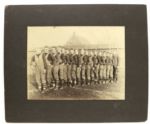 1910s-20s Vintage 10" x 12" Mounted Football Team Photo