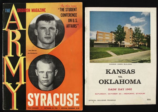 1953-99 NFL & College Football Meida Guide & Yearbook Collection - Lot of 21
