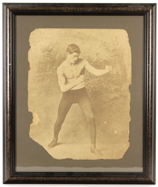 1880 Circa Boxer 24" x 28" Framed Print