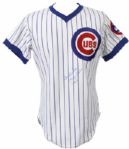 1983 Bill Buckner Chicago Cubs Signed Game Worn Home Jersey (MEARS LOA)