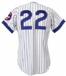 1983 Bill Buckner Chicago Cubs Signed Game Worn Home Jersey (MEARS LOA)