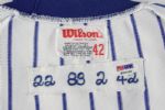 1983 Bill Buckner Chicago Cubs Signed Game Worn Home Jersey (MEARS LOA)