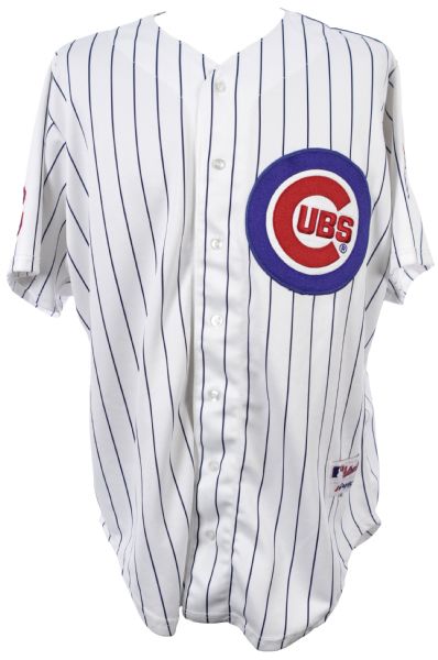 2000-01 Joe Girardi Chicago Cubs Game Worn Home Jersey (MEARS LOA)
