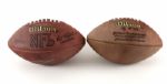 1990's Mike Ditka Chicago Bears Signed Wilson Official NFL Football - Lot of 2 (JSA) Keith Wortman Collection