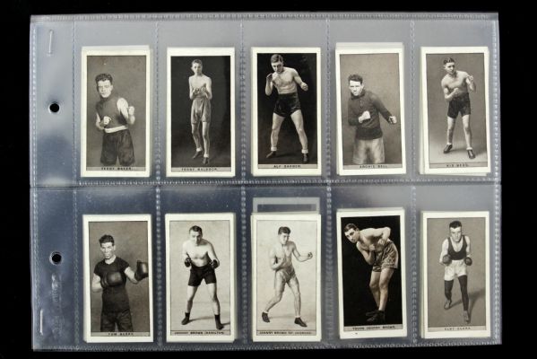 1928 John Player & Sons Pugilists in Action Complete Set 50/50